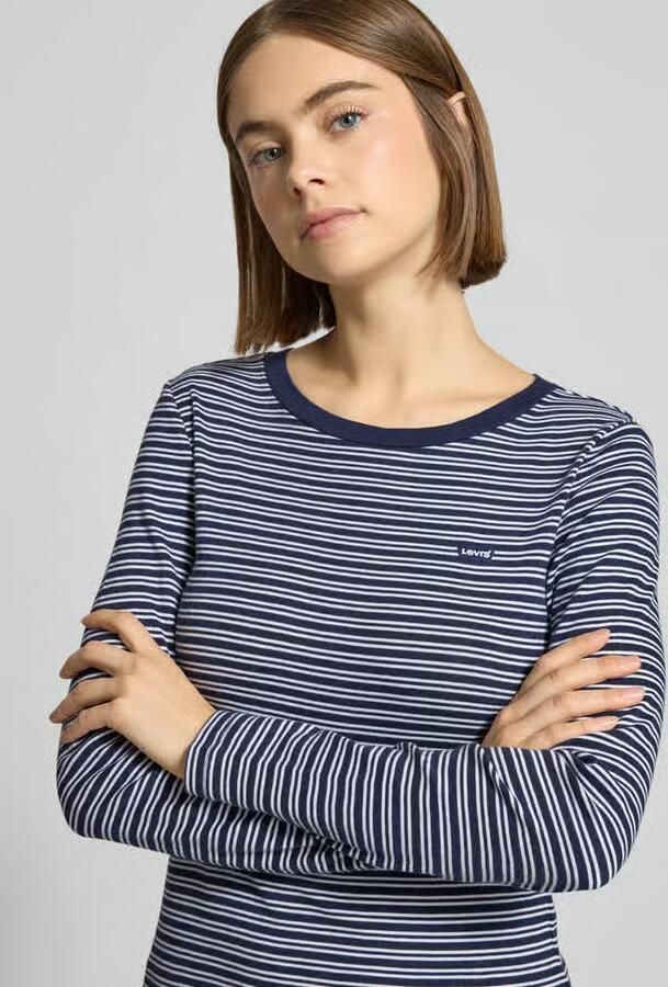 Levi's Slim fit shirt met lange mouwen en logostitching model 'Essential' - Foto 2