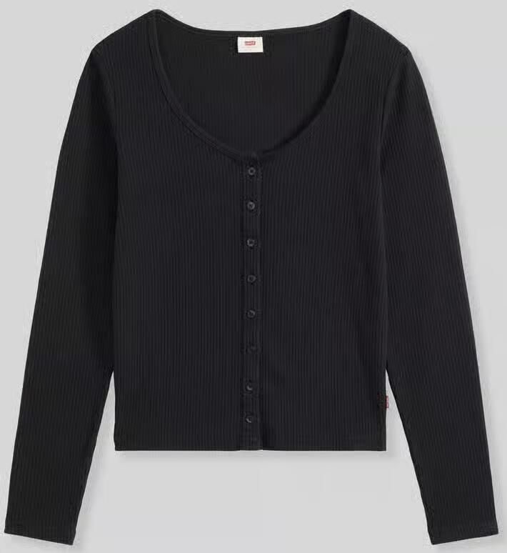 Levi's Slim fit shirt met lange mouwen van katoenmix