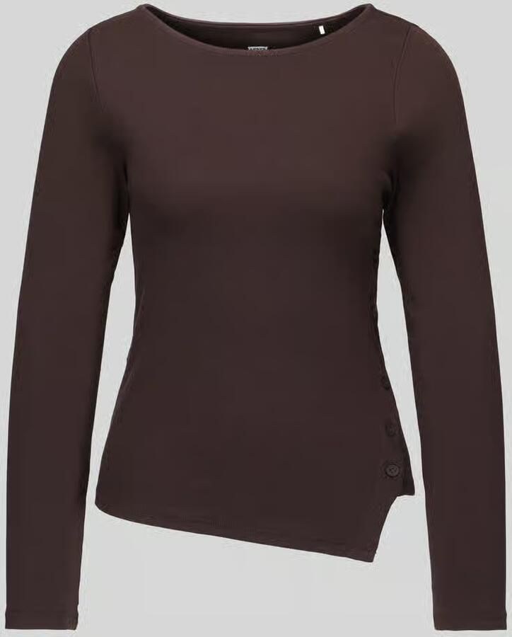 Levi's Slim fit shirt met lange mouwen van katoenmix model 'ALLIE'