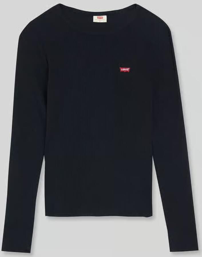 Levi's slim fit shirt met lange mouwen van katoenmix met gestikt logo