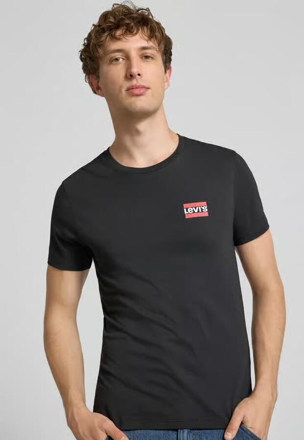 Levi's slim fit T-shirt-set van zuivere katoen in set van 2 - Foto 6