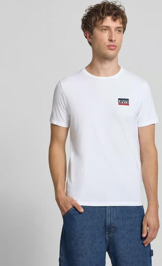 Levi's slim fit T-shirt-set van zuivere katoen in set van 2 - Foto 7