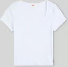 Levi's T-shirt ESSENTIAL SQRD NE Fijne ribkwaliteit - Foto 7
