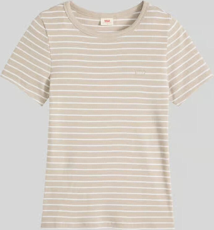 Levi's slim fit T-shirt van katoenmix - Foto 2