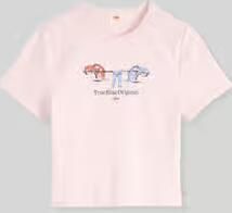 Levi's Slim fit t-shirt van katoenmix