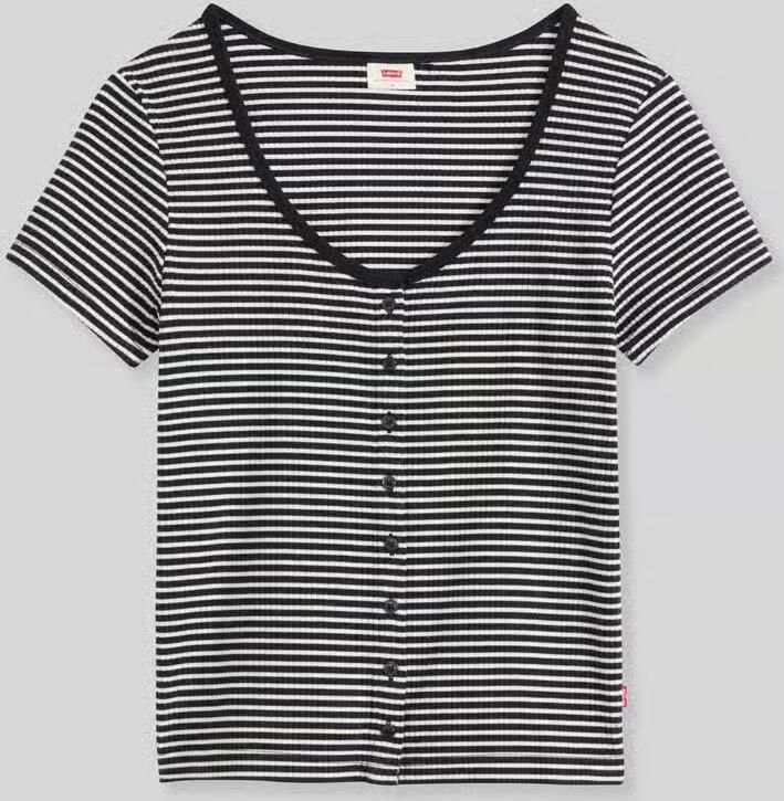 Levi's Slim fit t-shirt van katoenmix