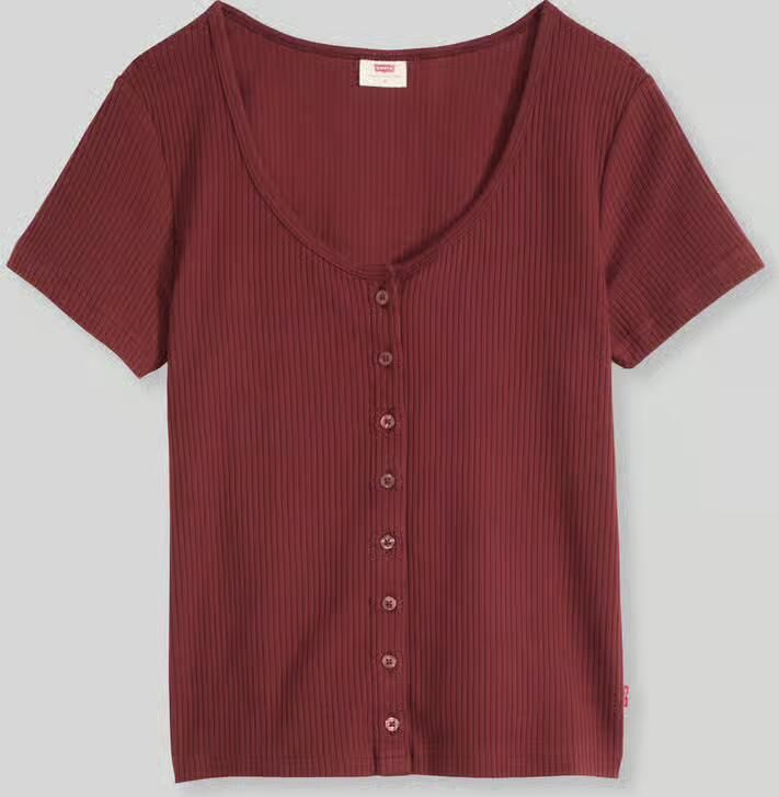 Levi's Slim fit t-shirt van katoenmix