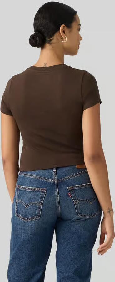 Levi's Slim fit t-shirt van katoenmix met logoprint - Foto 3