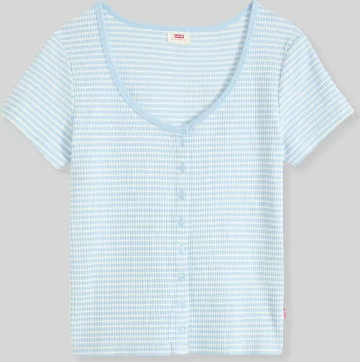 Levi's Slim Fit t-shirt van katoenmix model 'AUSTEN'