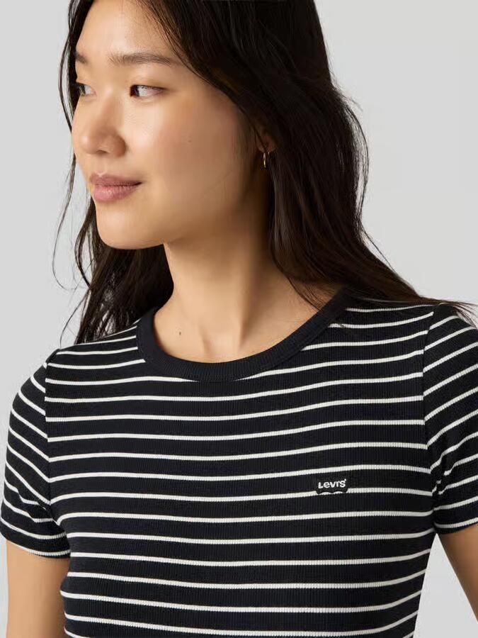 Levi's Slim fit t-shirt van katoenmix model 'HAYES'