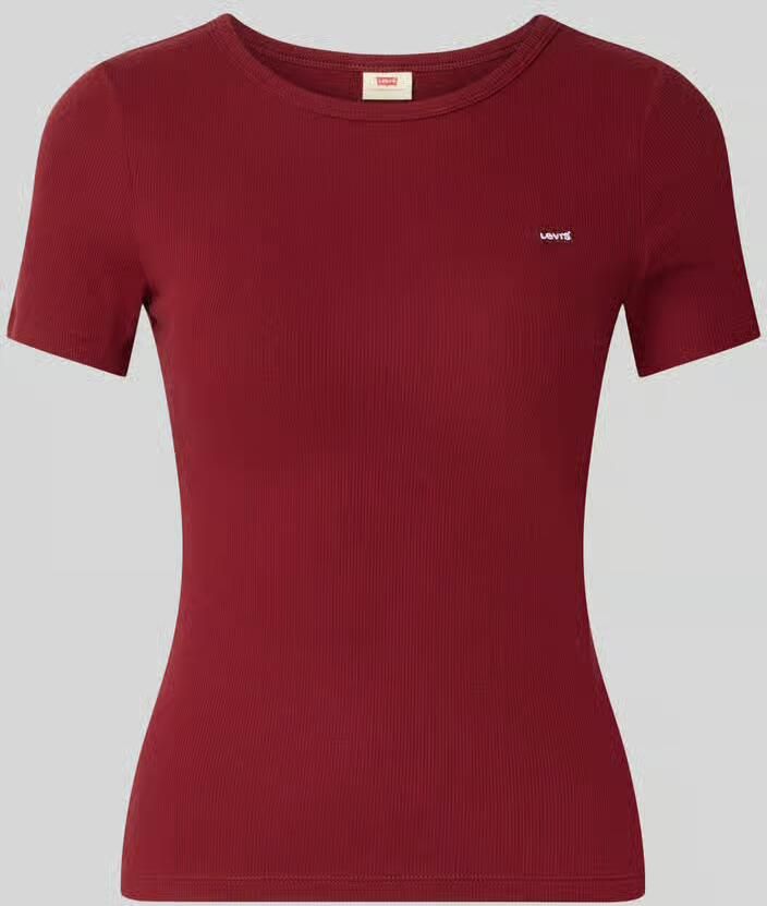 Levi's Slim Fit t-shirt van katoenmix model 'HAYES'