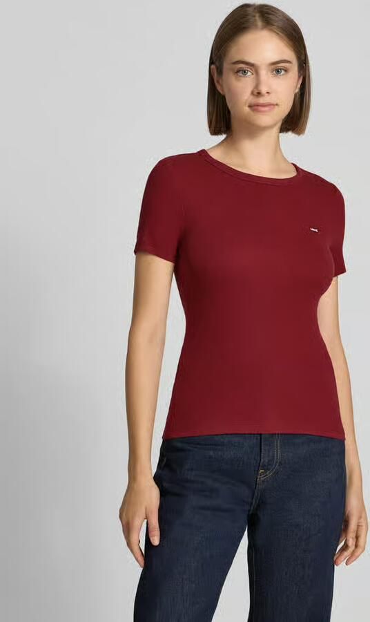Levi's Slim Fit t-shirt van katoenmix model 'HAYES' - Foto 2