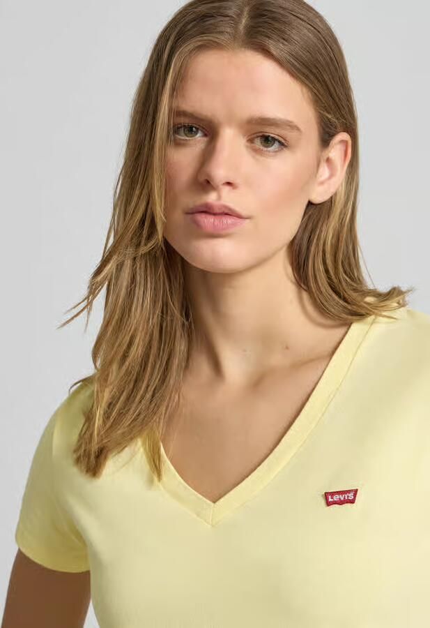 Levi's slim fit T-shirt van puur katoen