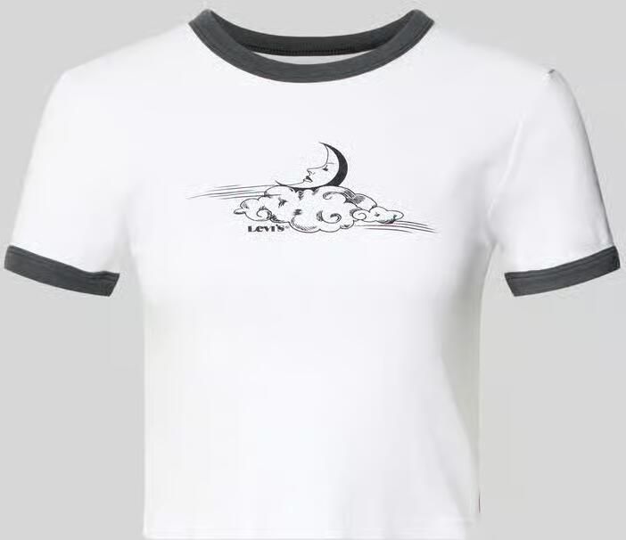 Levi's slim fit T-shirt van puur katoen - Foto 2