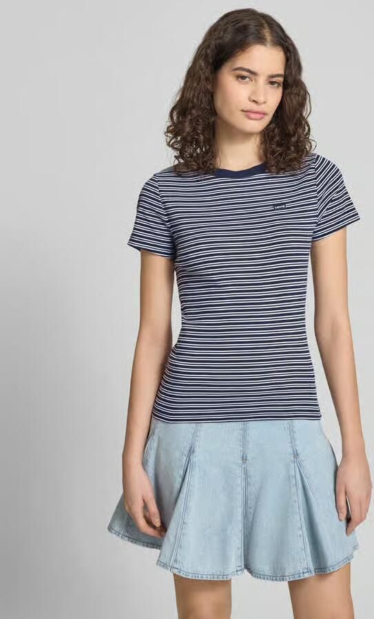 Levi's Slim Fit T-shirt van puur katoen - Foto 2