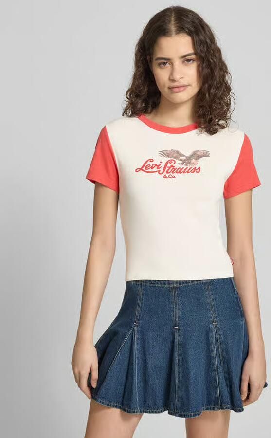 Levi's slim fit T-shirt van puur katoen - Foto 2