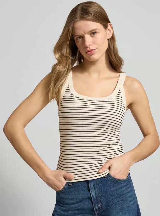 Levi's slim fit tank top van katoenmix