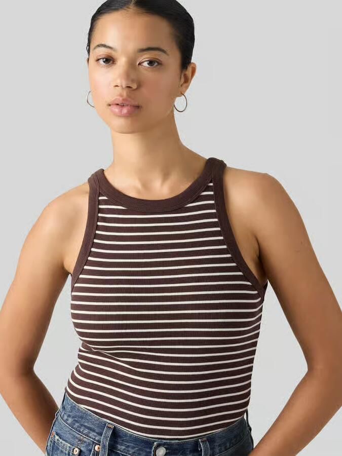 Levi's slim fit tanktop van katoenmix