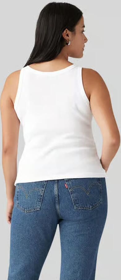 Levi's Slim fit top van ribtricot - Foto 7