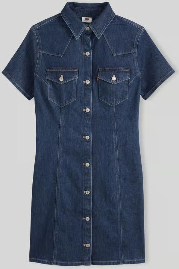 Levi's Smal vrijetijdsjurk in denimlook model 'TRACE'