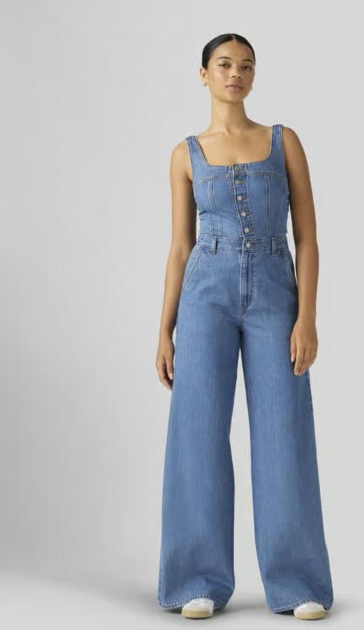 Levi's Smalle jumpsuit van puur katoen model 'AUDRA SEAMED' - Foto 2