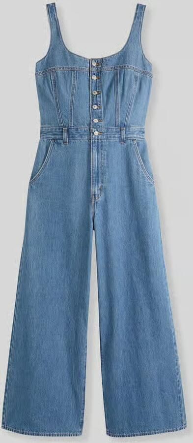 Levi's Smalle jumpsuit van puur katoen model 'AUDRA SEAMED'