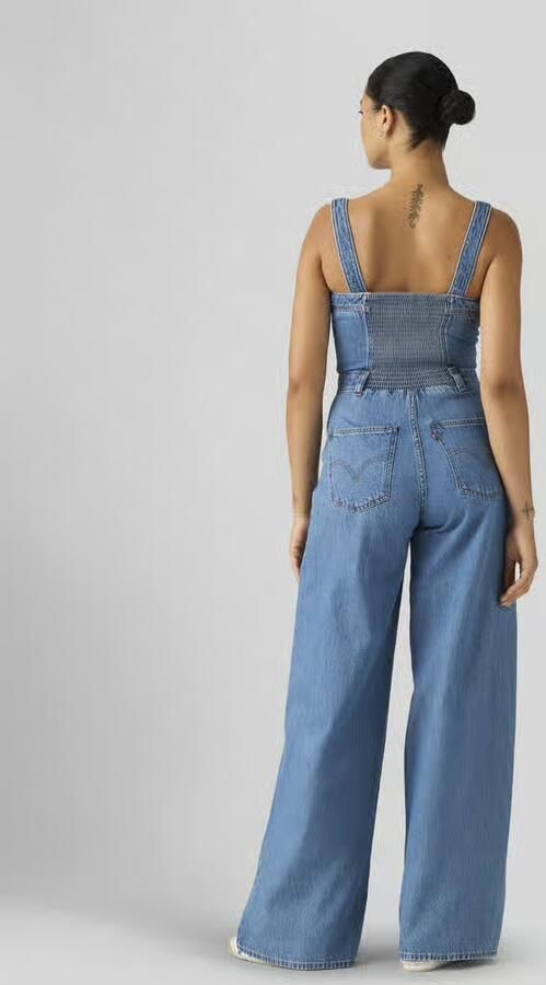 Levi's Smalle jumpsuit van puur katoen model 'AUDRA SEAMED' - Foto 3