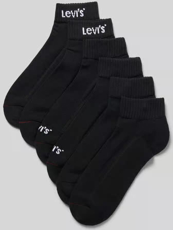 Levi's Sokken van katoenmix in set van 6 - Foto 2