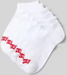 Levi's Sokken van katoenmix in set van 6 model 'LOW CUT LOGO COTTON 6P'