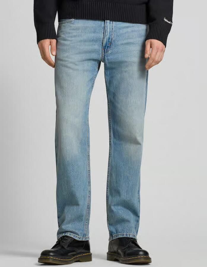 Levis LEVI'S 555 Relaxed Straight Leg Jeans Blauw- Heren Blauw - Foto 4