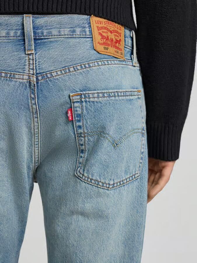Levis LEVI'S 555 Relaxed Straight Leg Jeans Blauw- Heren Blauw - Foto 3