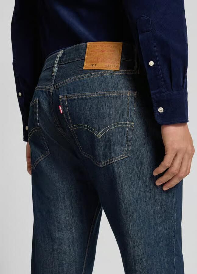 Levi's Straight Jeans Levis 501 spijkerbroek met originele pasvorm - Foto 4