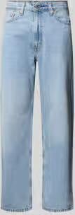 Levi's Straight fit jeans met logopatch model '565 Loose' - Foto 2