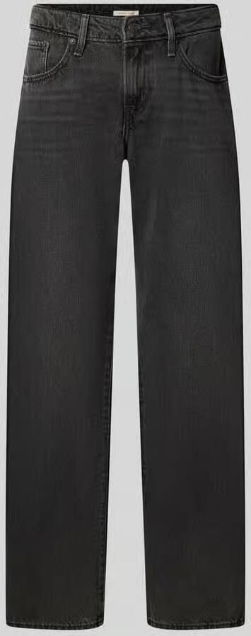 Levi's straight fit jeans van katoenmix model 'SUPERLOW'