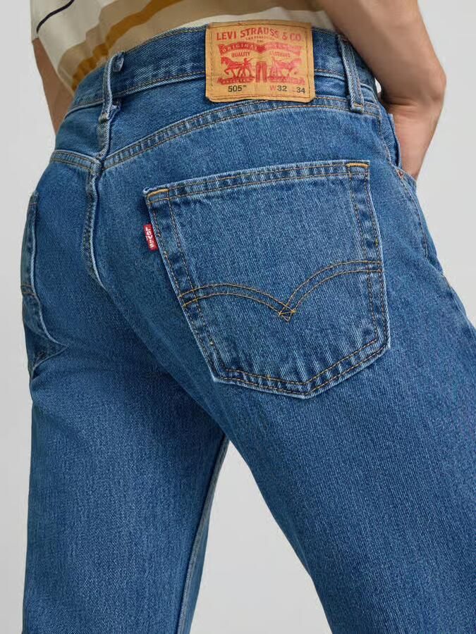 Levi's straight fit jeans van pure katoen model '505™' - Foto 2
