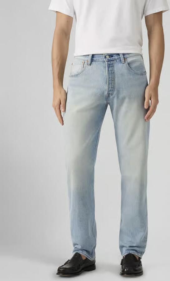 Levis LEVI'S 501 Relaxed Jeans Blauw- Heren Blauw