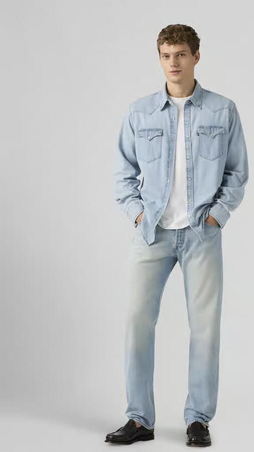 Levis LEVI'S 501 Relaxed Jeans Blauw- Heren Blauw - Foto 3