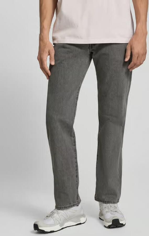 Levi's Big and Tall 501 straight leg jeans walk down broadway - Foto 8