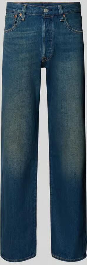 Levi's straight fit jeans van puur katoen model '501 '