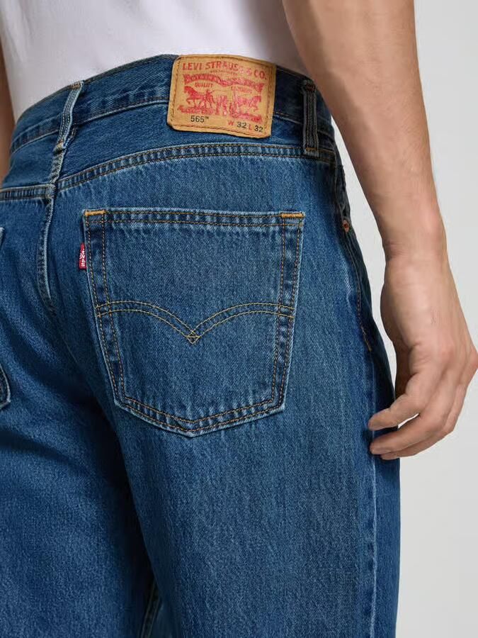 Levi's Straight fit jeans met labeldetail model '565 97 LOOSE STRAIGHT - Foto 3