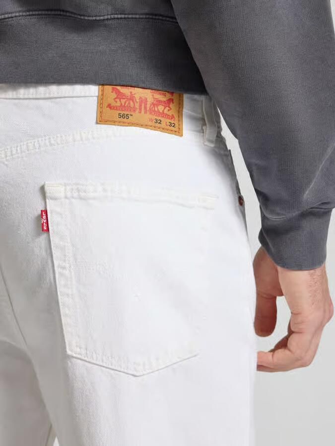 Levi's straight fit jeans van puur katoen model '565'