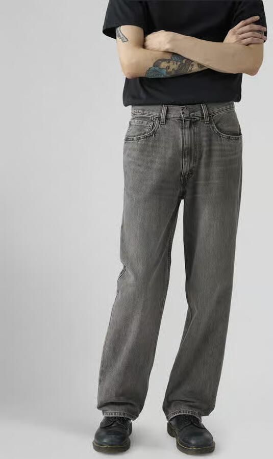 Levis LEVI'S 565 Relaxed Straight Leg Jeans Zwart- Heren Zwart - Foto 2