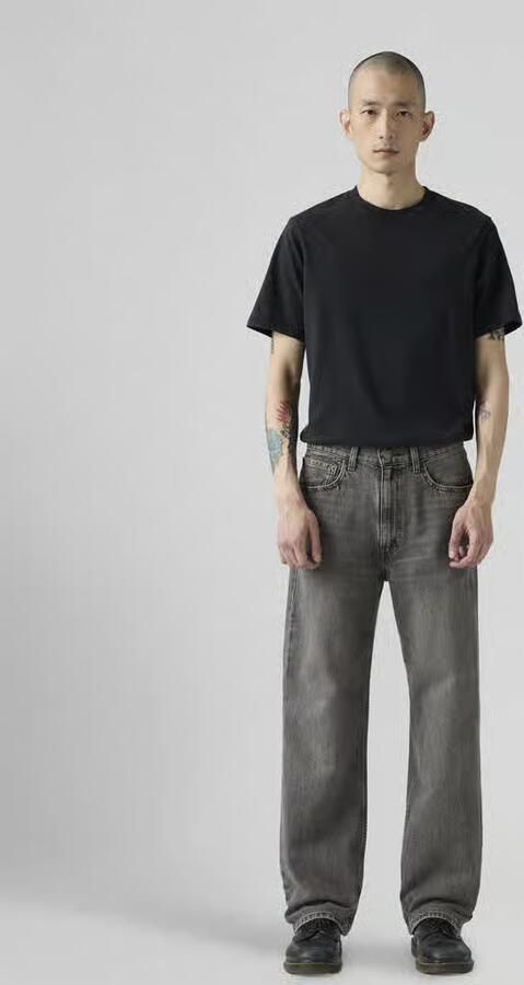 Levis LEVI'S 565 Relaxed Straight Leg Jeans Zwart- Heren Zwart - Foto 7
