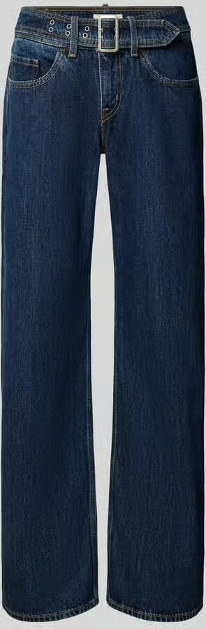 Levi's straight fit jeans van puur katoen model 'SUPERLOW'