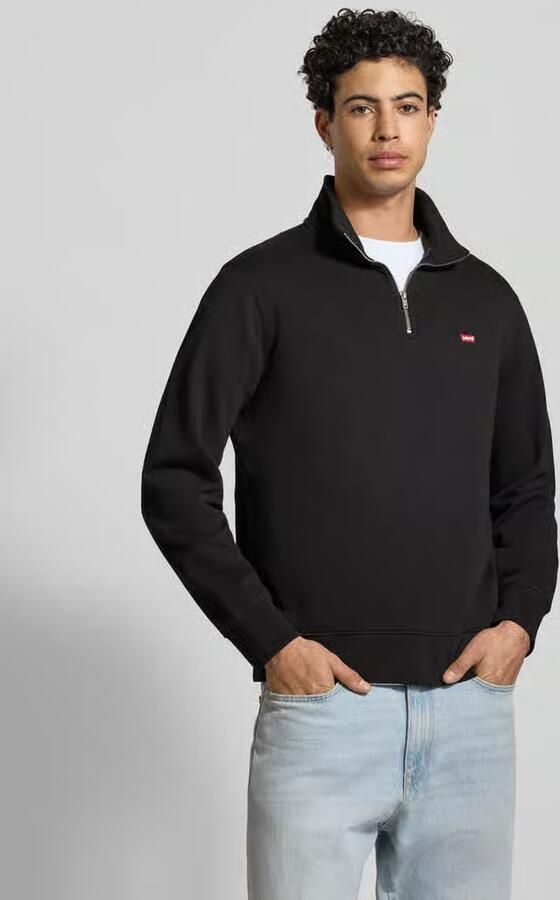 Levi's Sweatshirt ORIGINAL HM 1 4 ZIP met troyer-kraag en logo-borduring - Foto 17