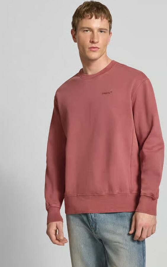 Levi's Sweatshirt met logo-stitching en ronde hals - Foto 7