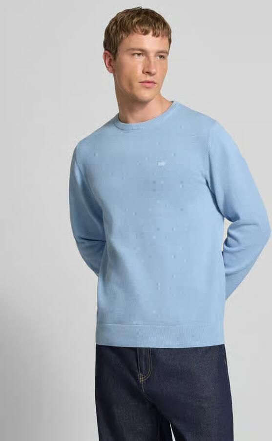 LEVI'S Heren Truien & Vesten Lightweight Hm Sweater Rutabaga Pique Lichtblauw - Foto 8