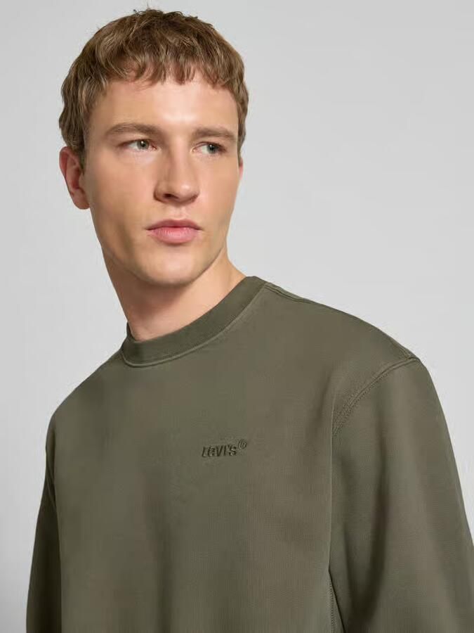 Levi's Sweatshirt met ronde hals en labelstitching - Foto 2