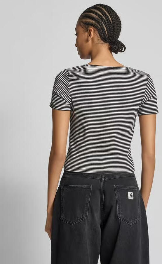Levi's T-shirt met doorknoopsluiting model 'MUSE' - Foto 3
