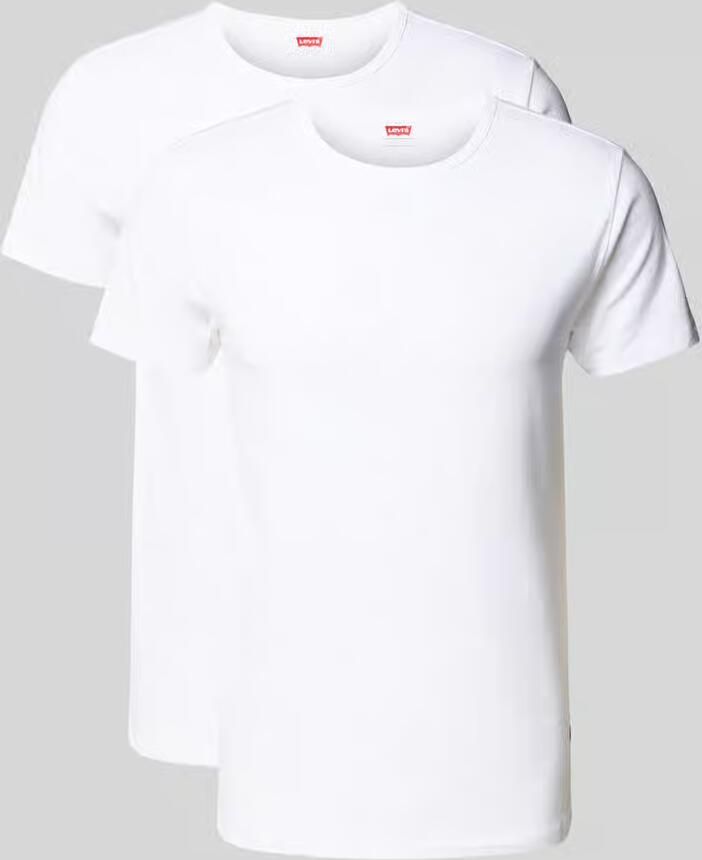 Levi's T-shirt Ronde hals korte mouw Cotton-Mix elastisch (Set van 2) - Foto 12